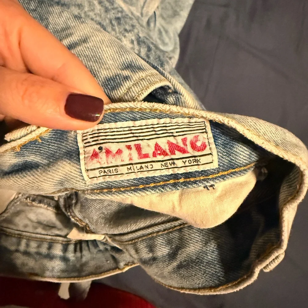 AMilano Light Blue Denim Skirt - Picture 3 of 3